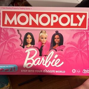 Hasbro Monopoly Barbie Dream World Game - Pink